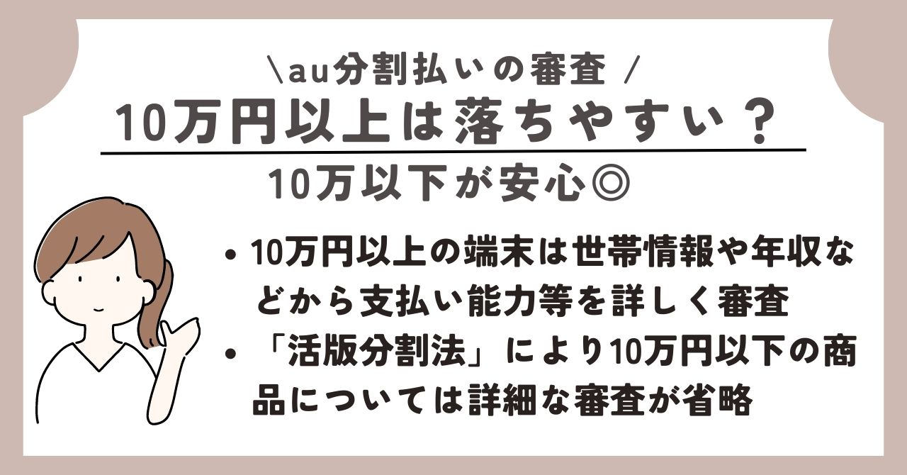 au　分割　審査