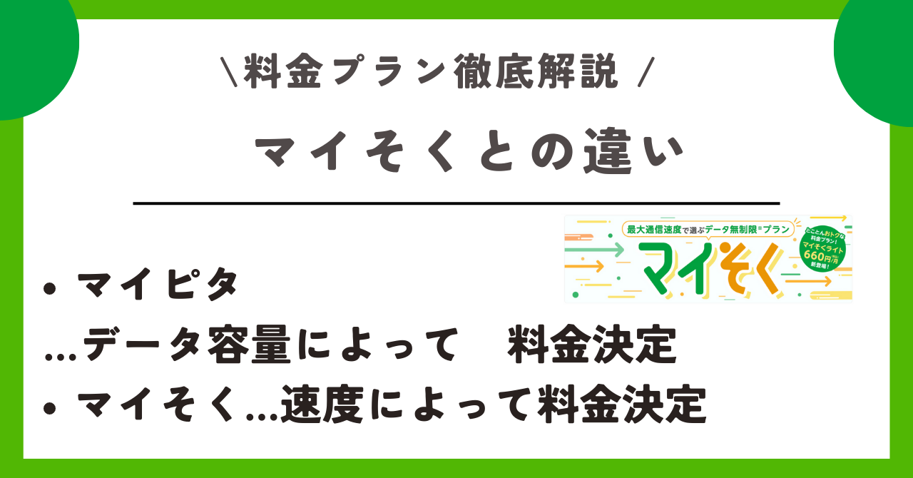 mineo マイピタ