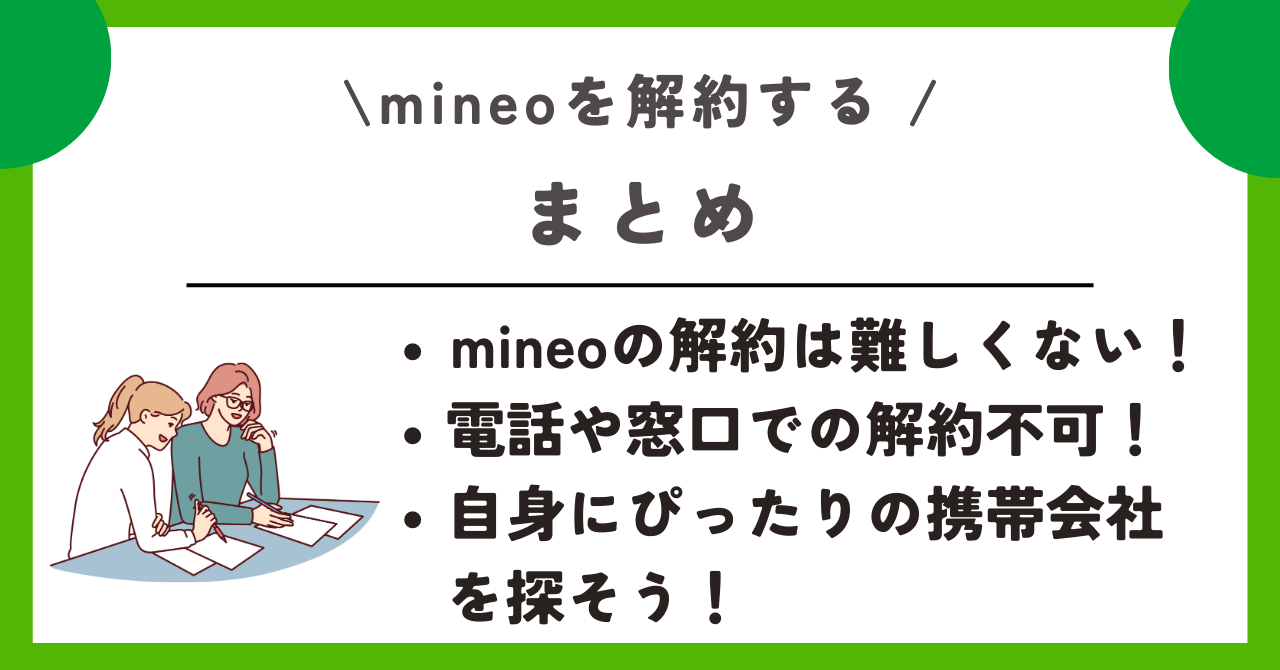 mineo 解約