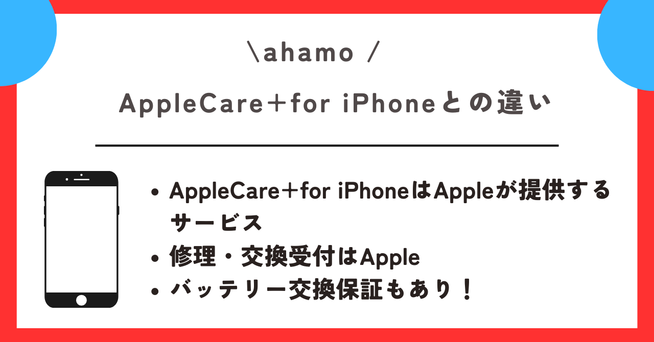 ahamo ケータイ補償