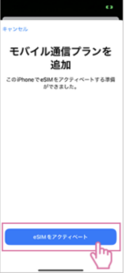 IIJmio eSIMアクチベーション