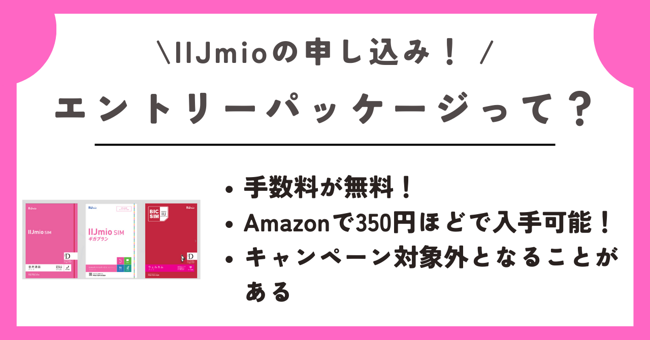 IIJmio 申し込み