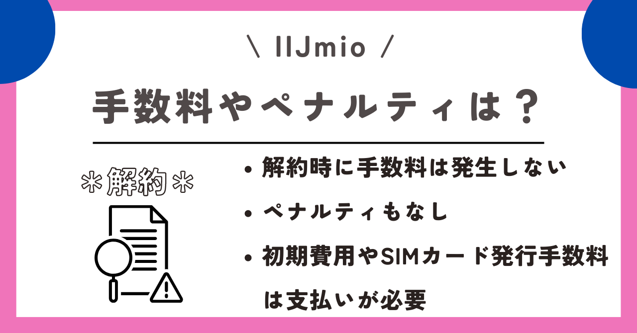 IIJmio 解約