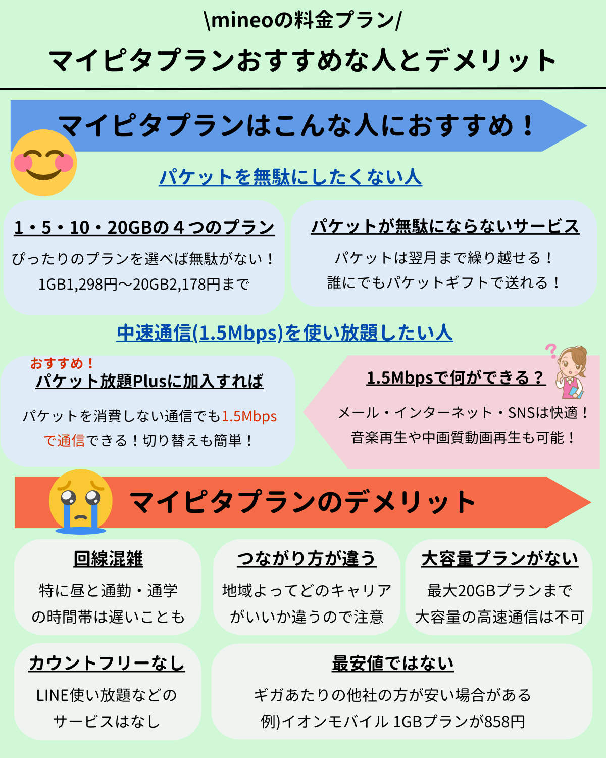 mineo マイピタ