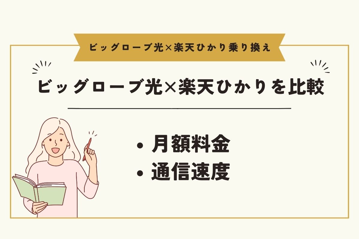 ビッグローブ光　楽天ひかり　乗り換え