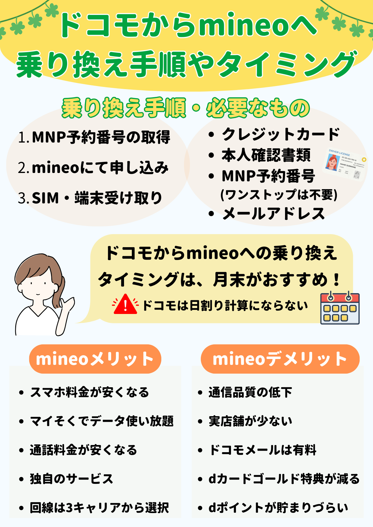 ドコモ mineo 乗り換え