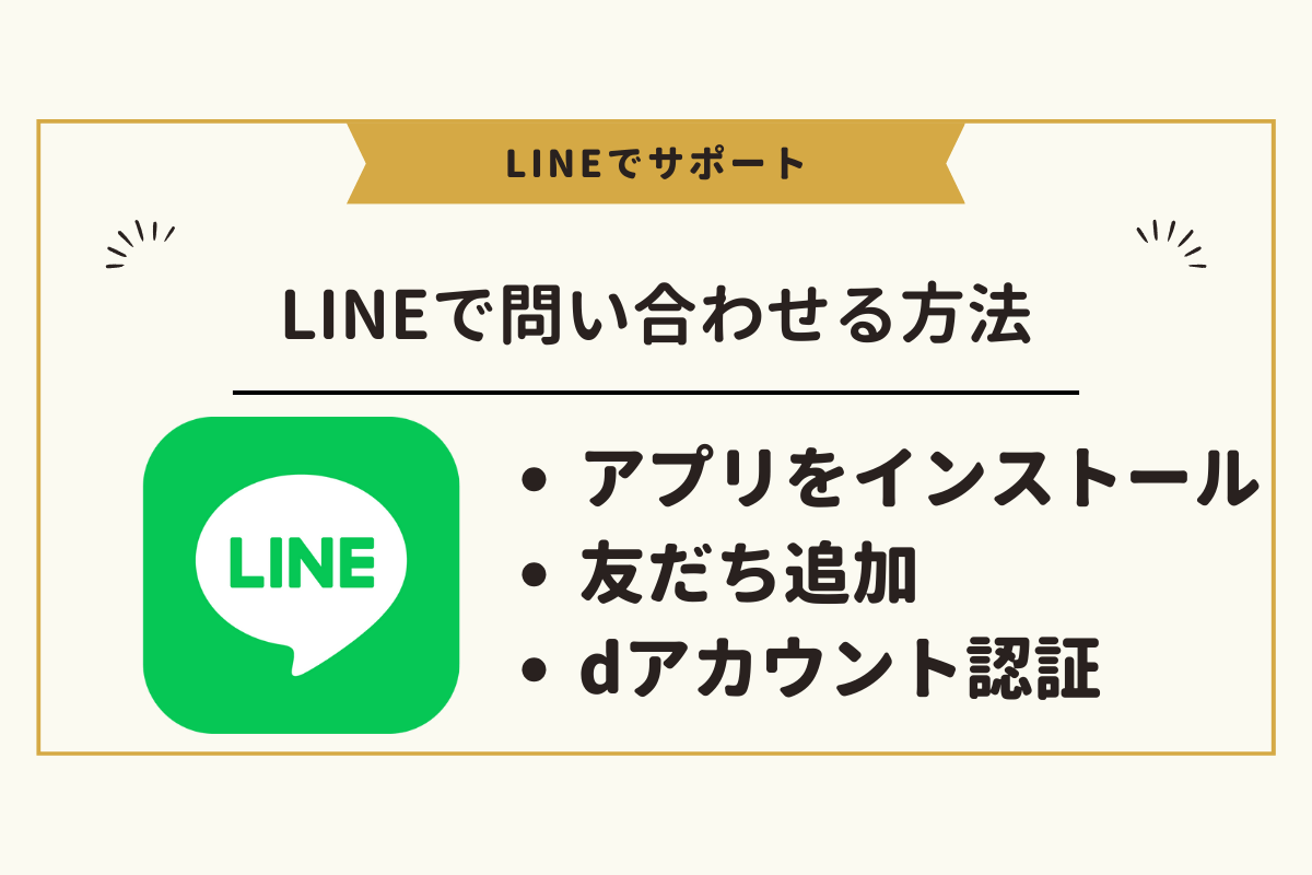 ドコモあんしん遠隔サポートをLINEで問い合わせる方法と流れ