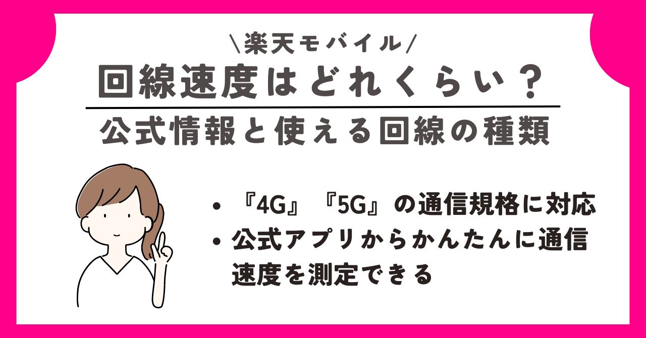 楽天モバイル　速度