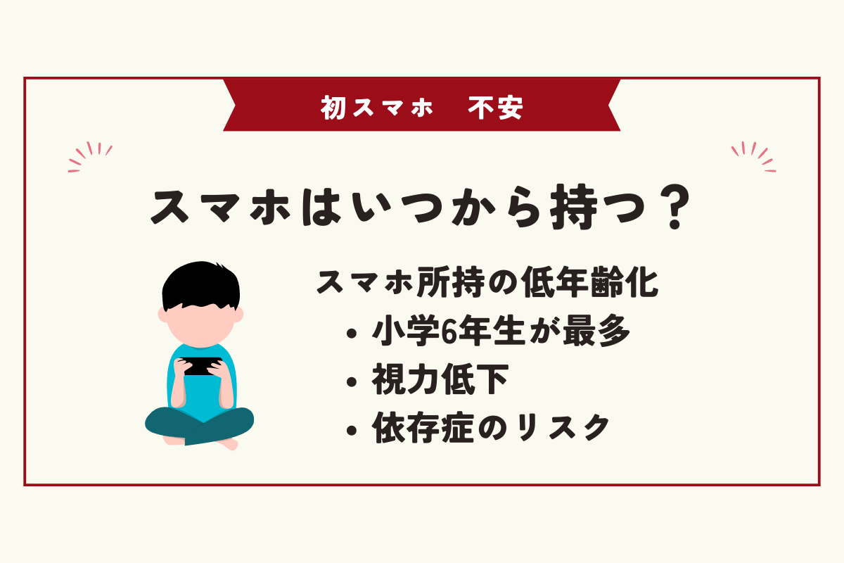 初スマホ　不安