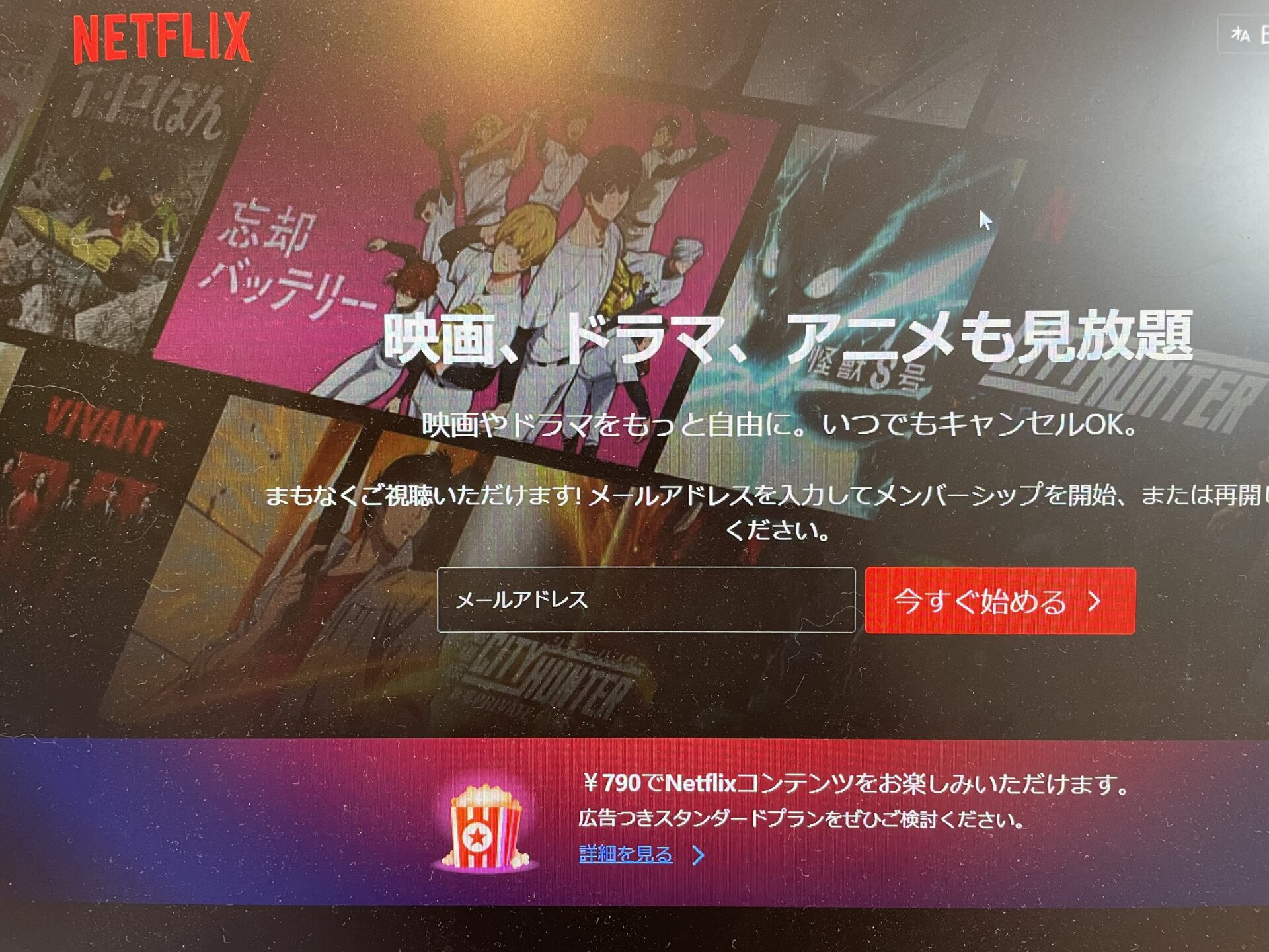 アニメ　動画配信
