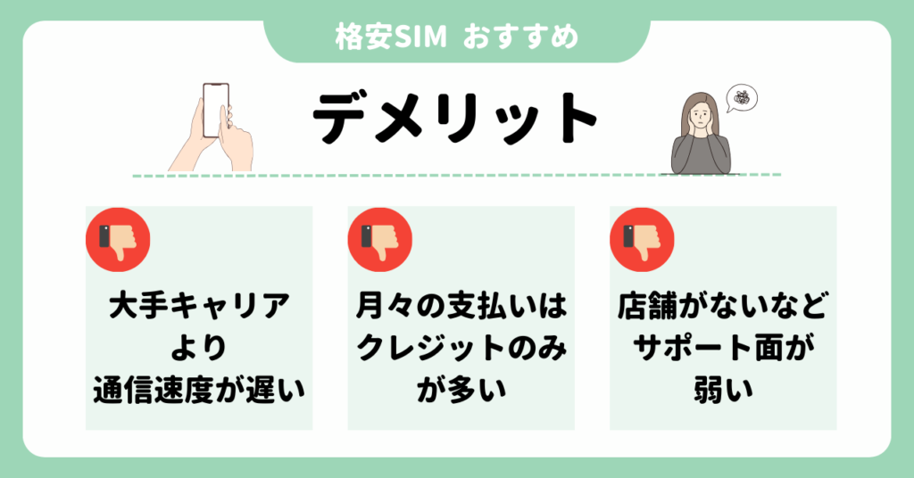格安SIM　おすすめ