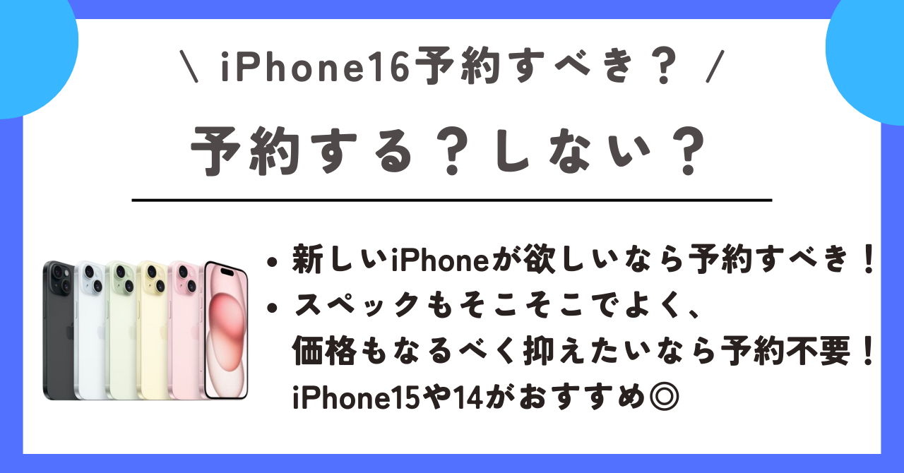 ソフトバンク　iPhone16　予約