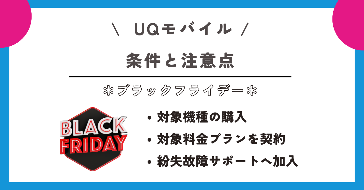 UQ モバイルブラックフライデー