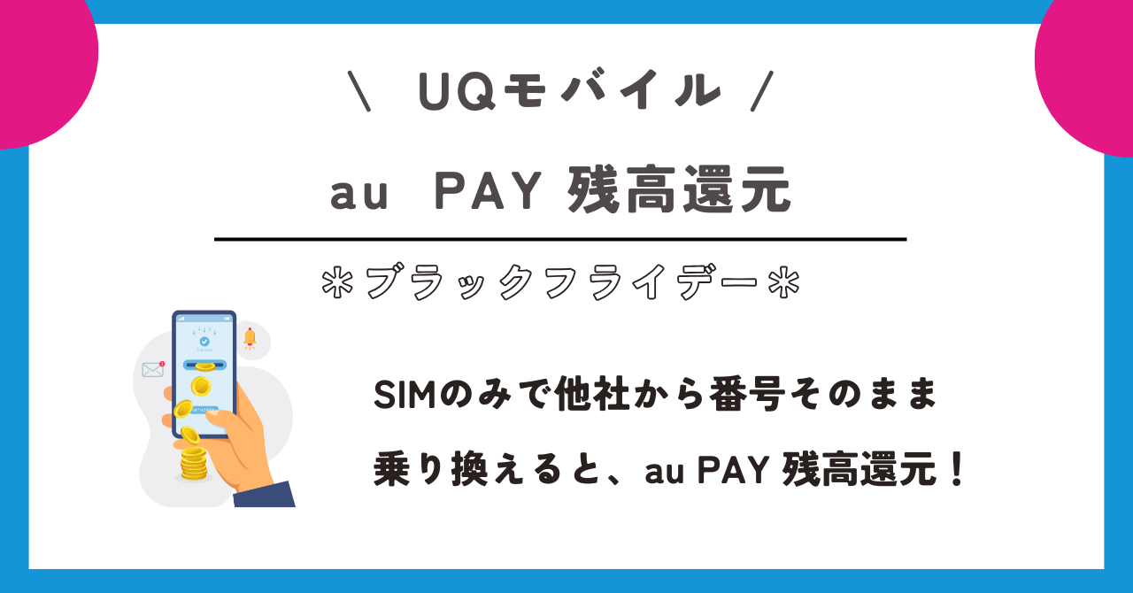 UQ モバイルブラックフライデー