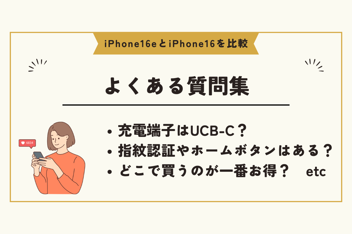 iPhone SE4 　iPhone16　比較