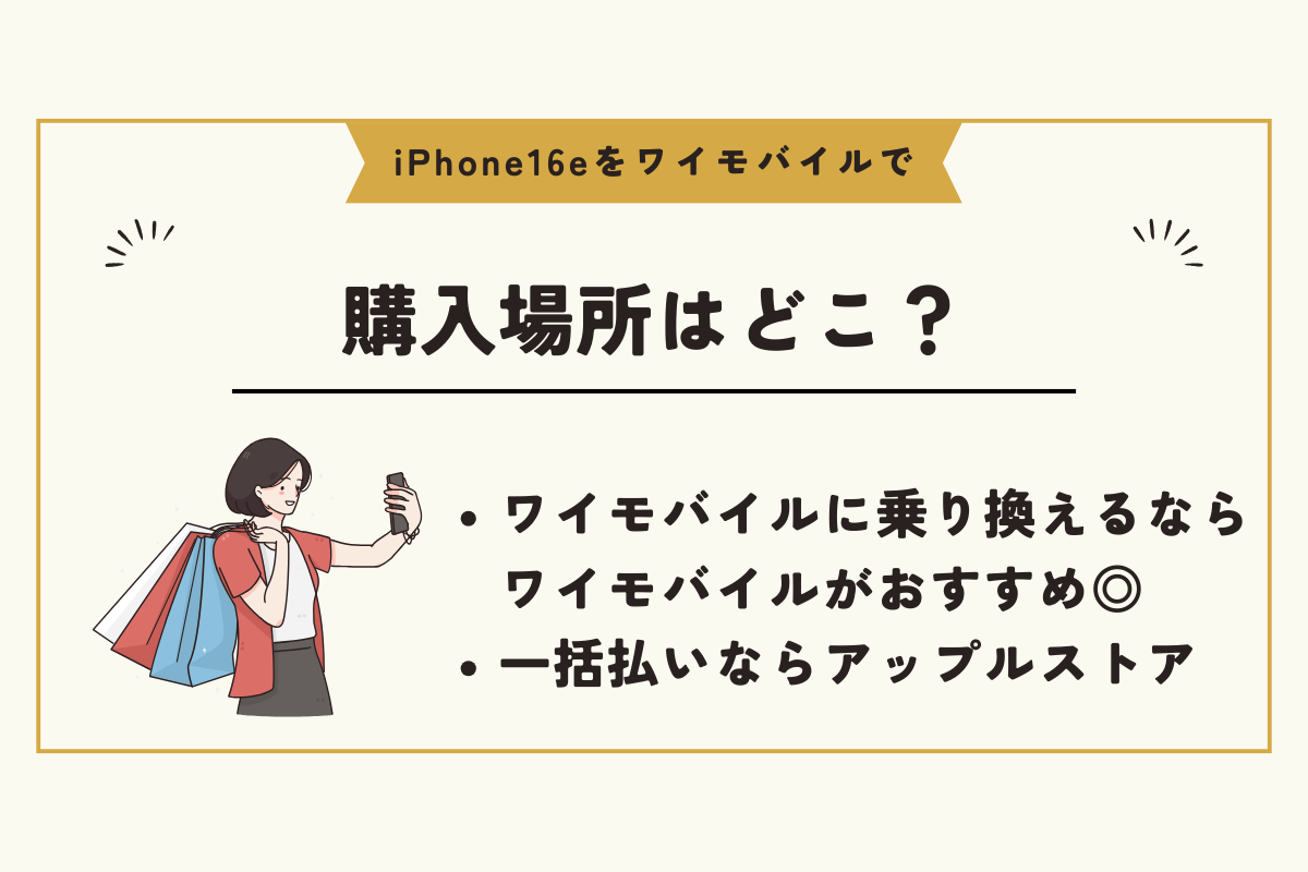 iPhone16e ワイモバイル