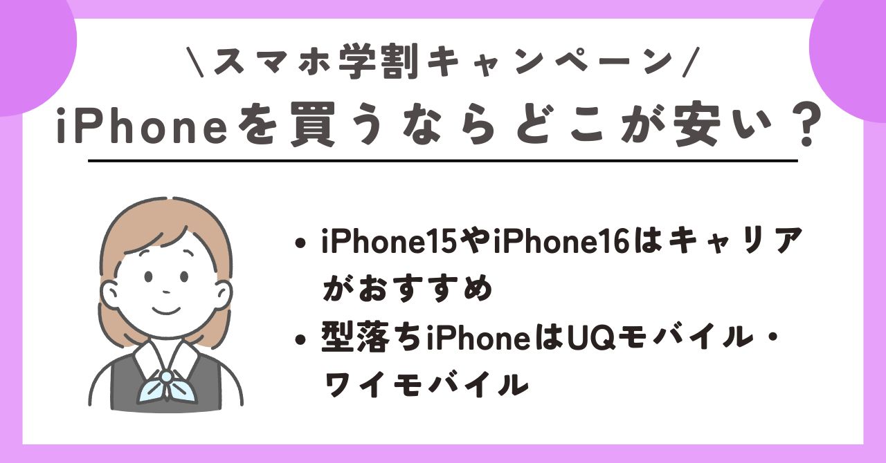 スマホ 学生割引