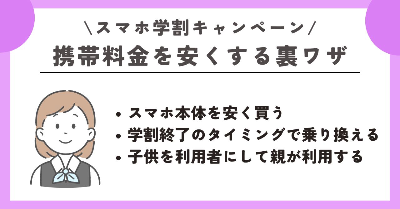 スマホ 学生割引