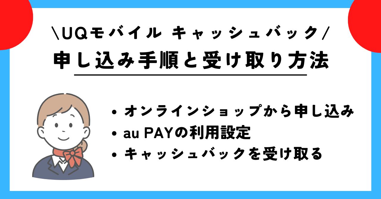 UQモバイル　キャッシュバック