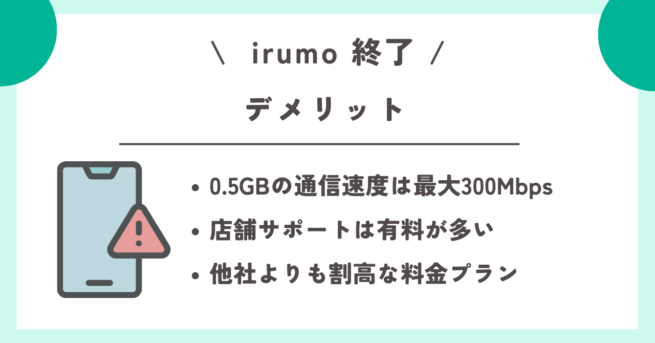 irumo 終了