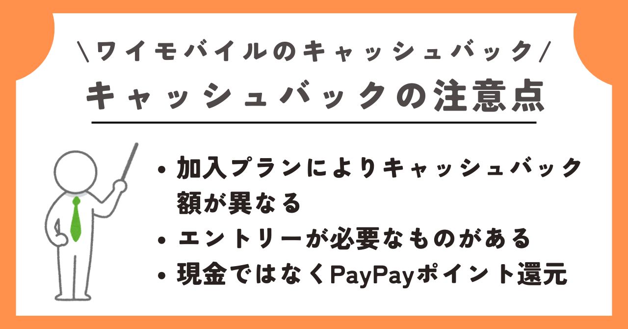 ワイモバイル キャッシュバック