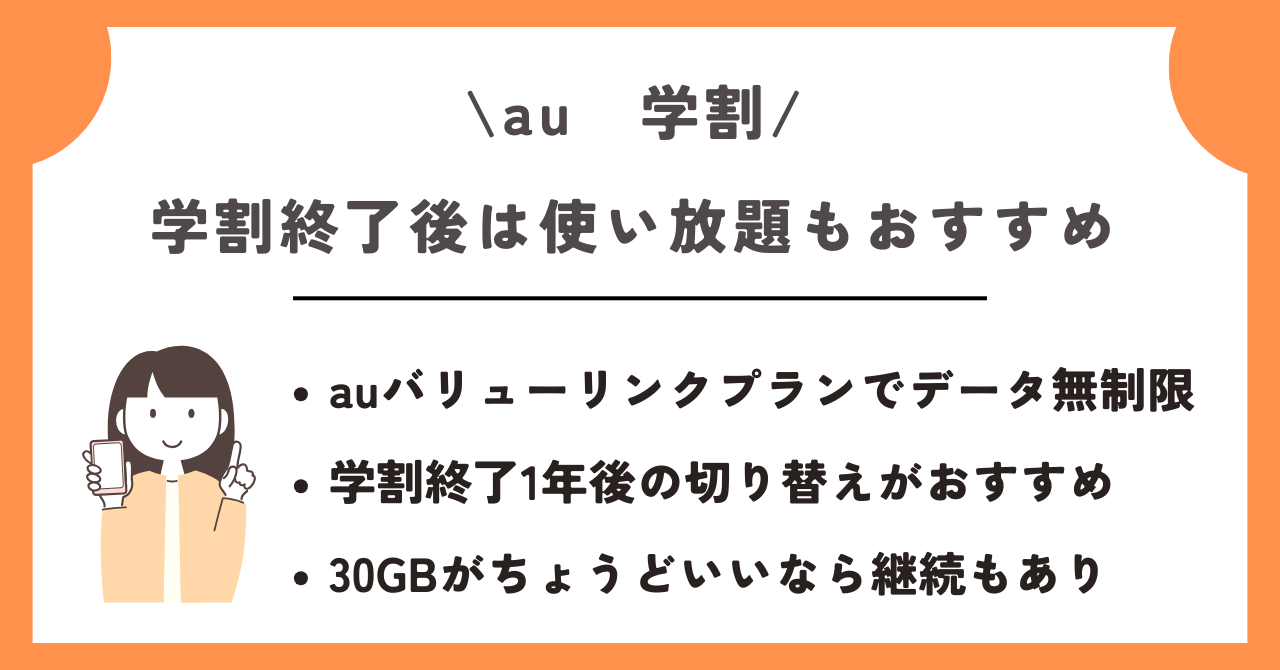 au　学割