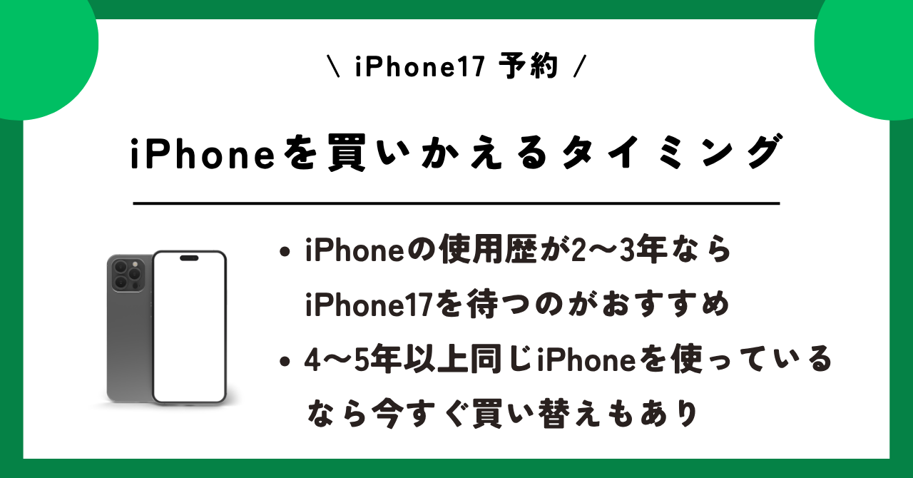 iPhone17　予約