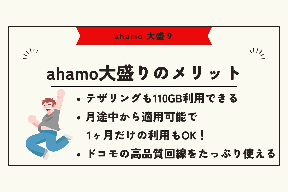 ahamo 大盛り