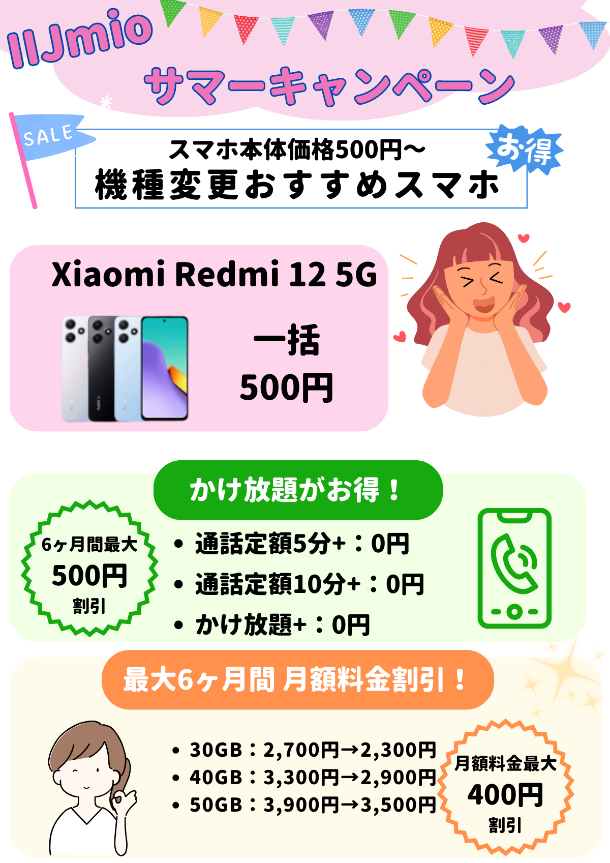 IIJmio　機種変更