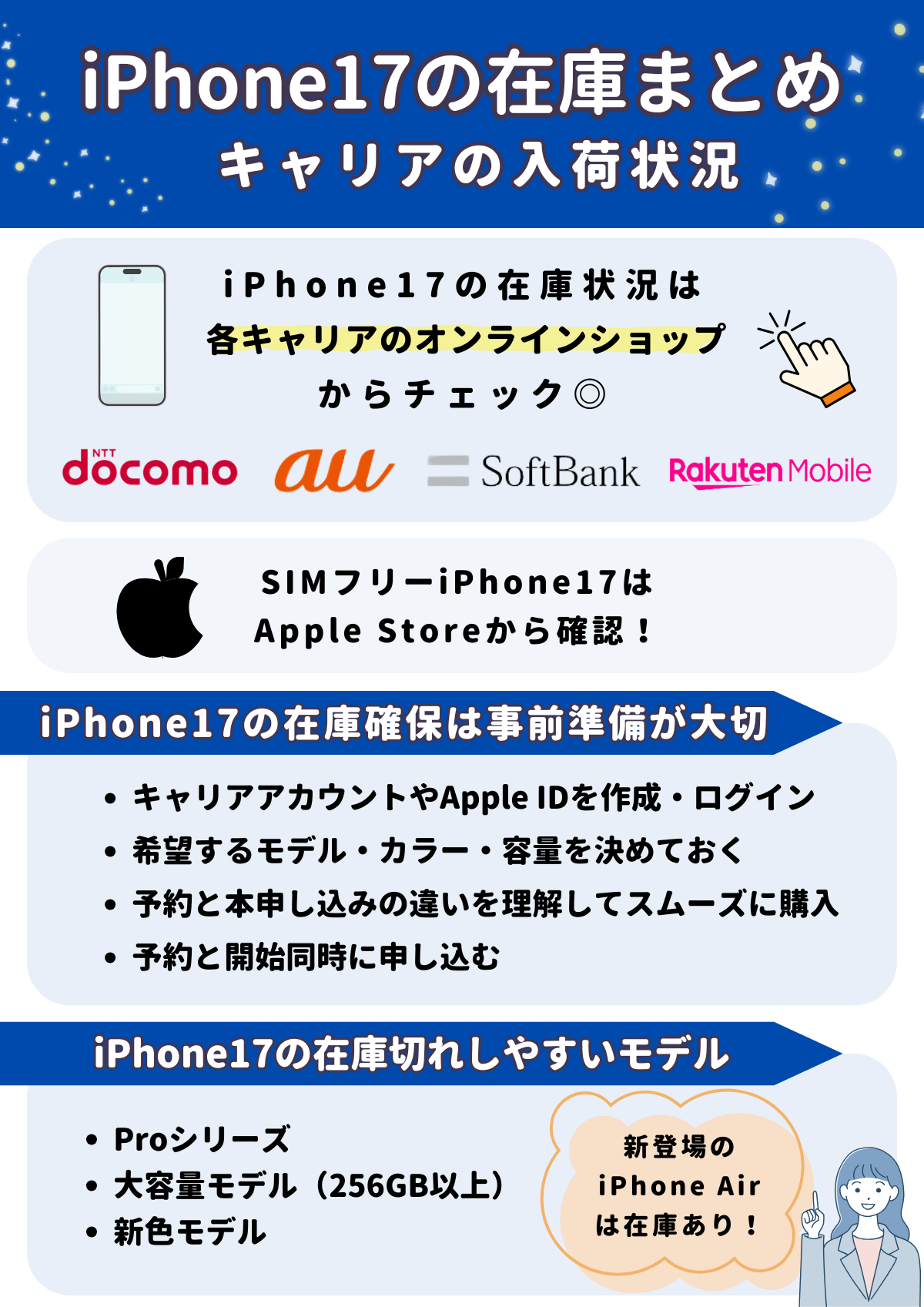 iPhone17　在庫