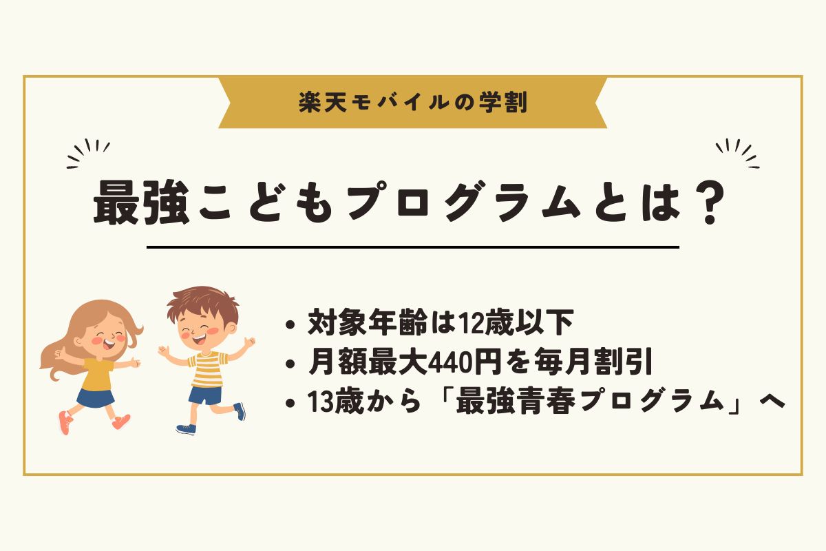 楽天モバイル　学割