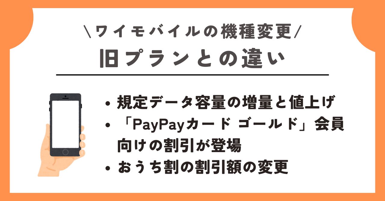 ワイモバイル　機種変更