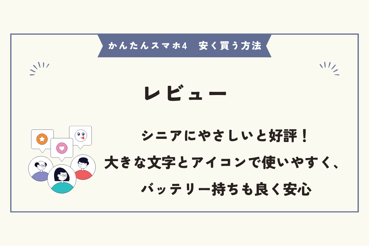 かんたんスマホ4　安く買う