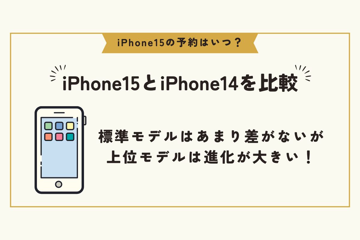 iPhone15　予約　いつ