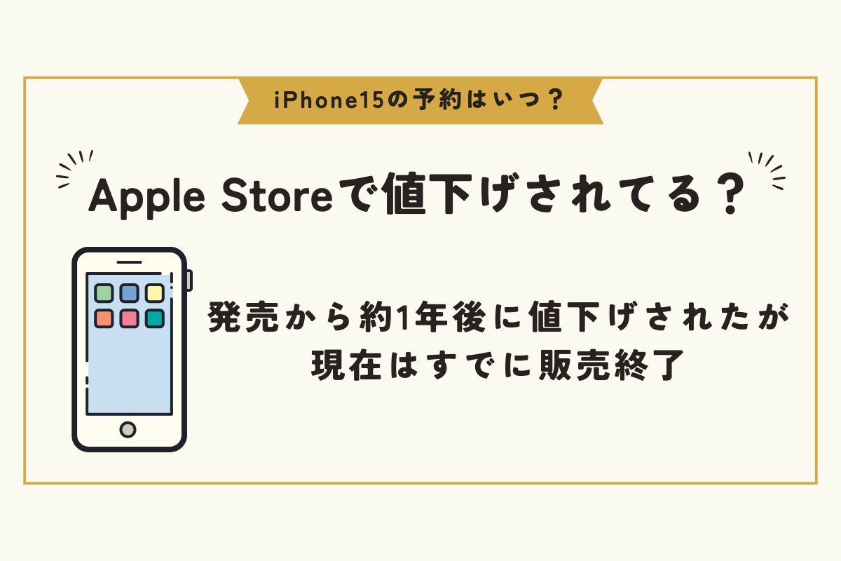 iPhone15　予約　いつ