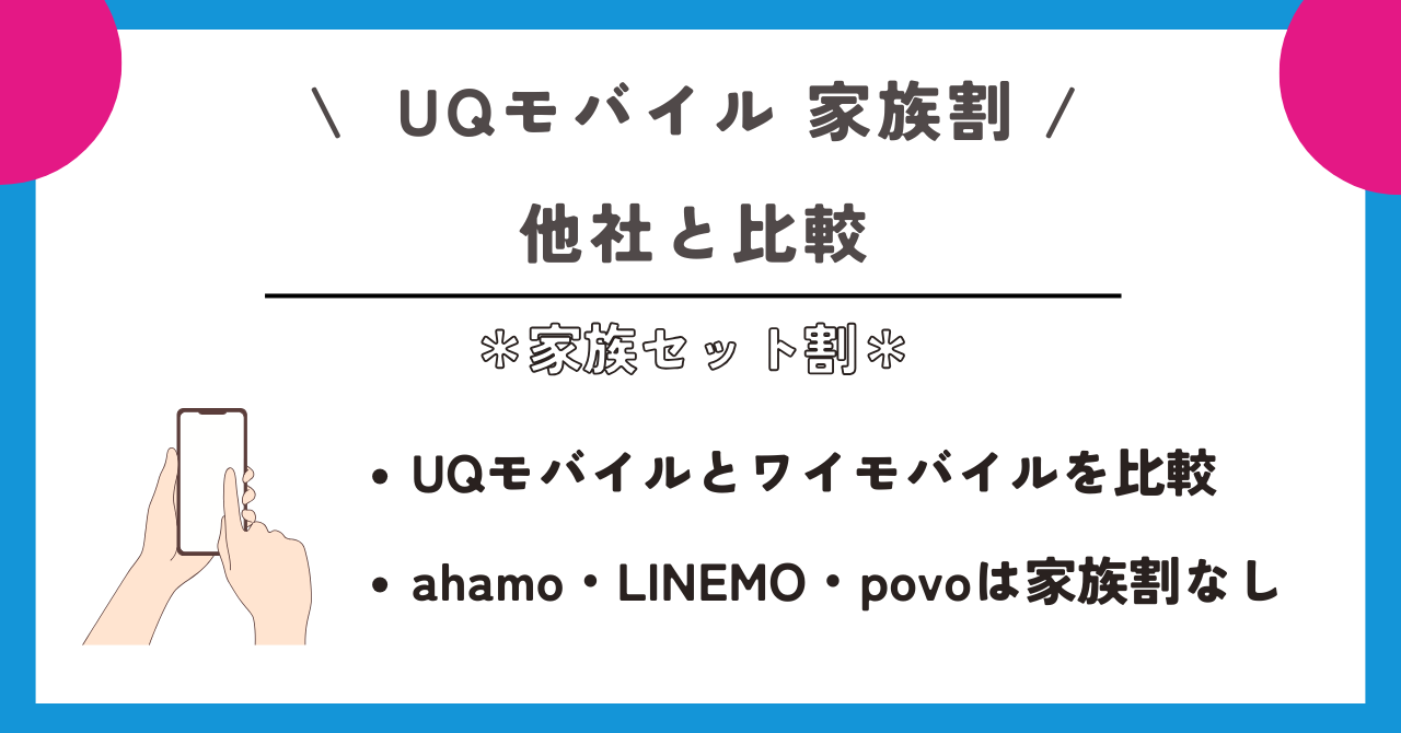 UQモバイル　家族割