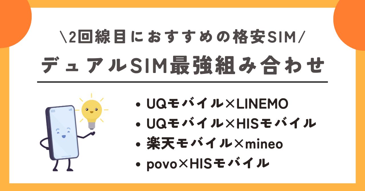 格安SIM　2回線目