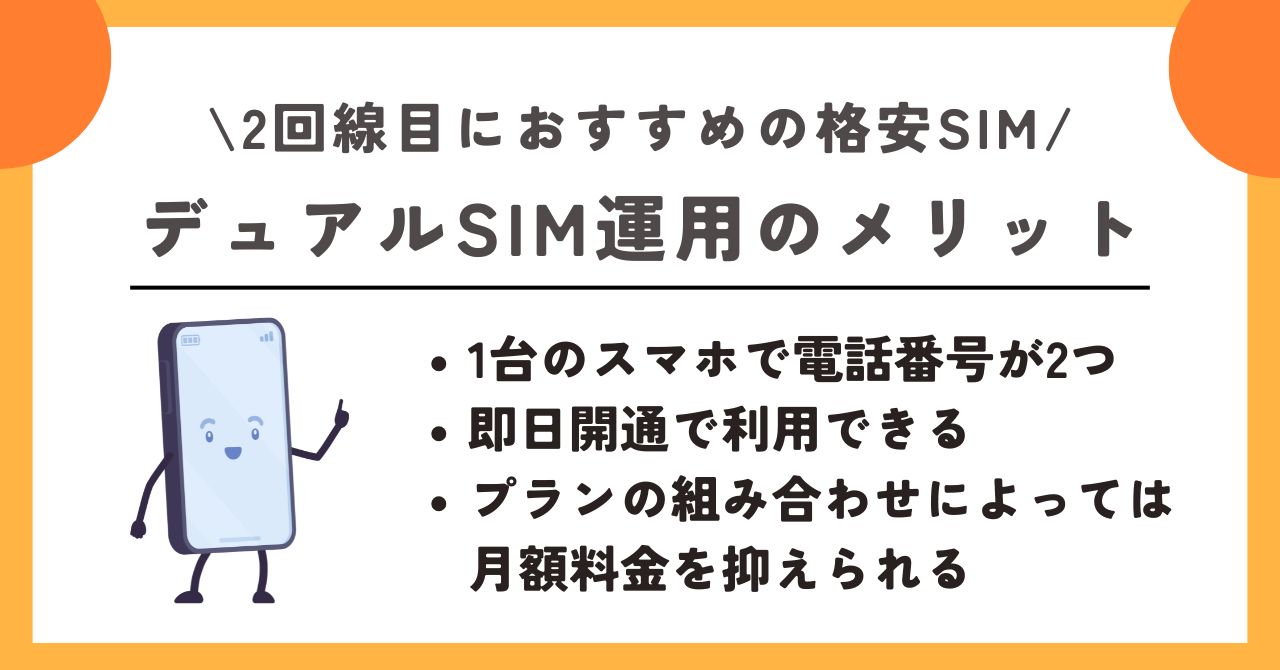 格安SIM　2回線目