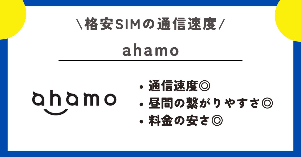 格安SIM 　通信速度