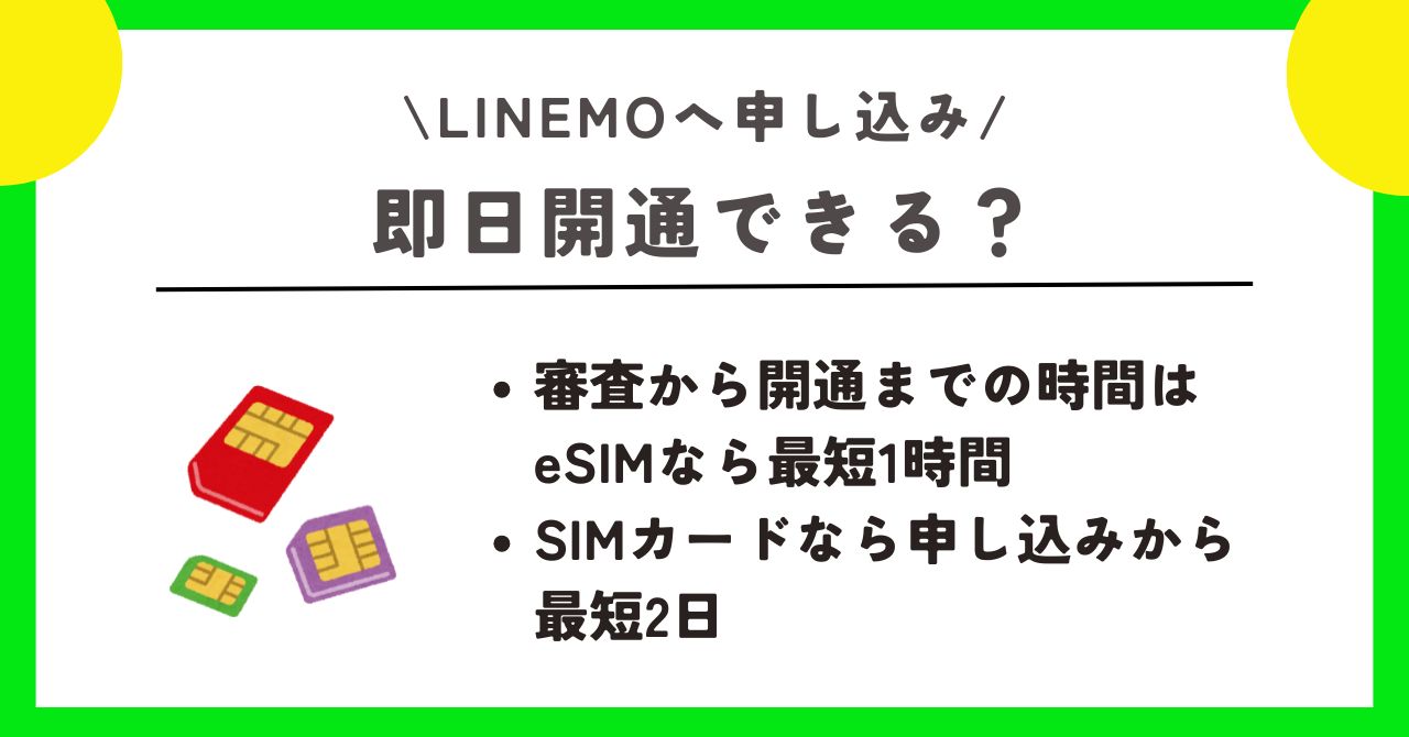 LINEMO 申し込み