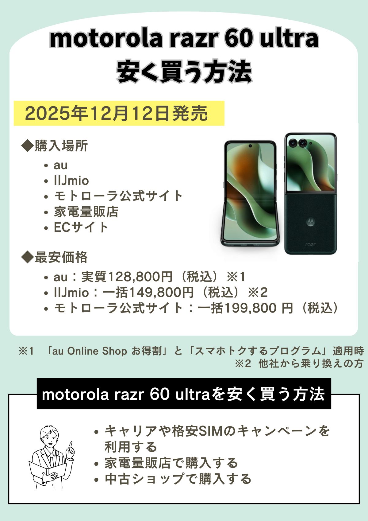 motorola razr 60 ultra　安く買う