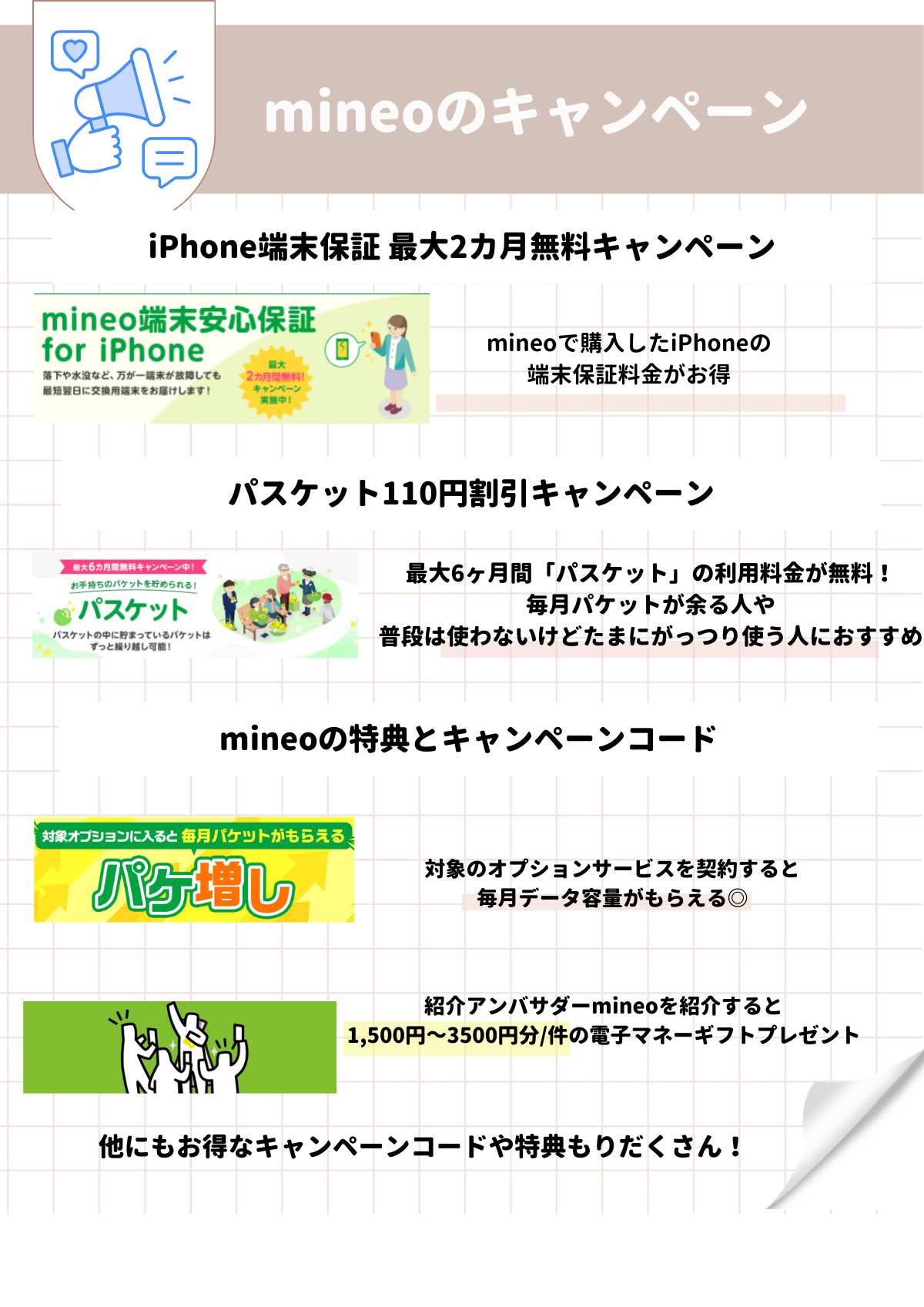 mineo　キャンペーン