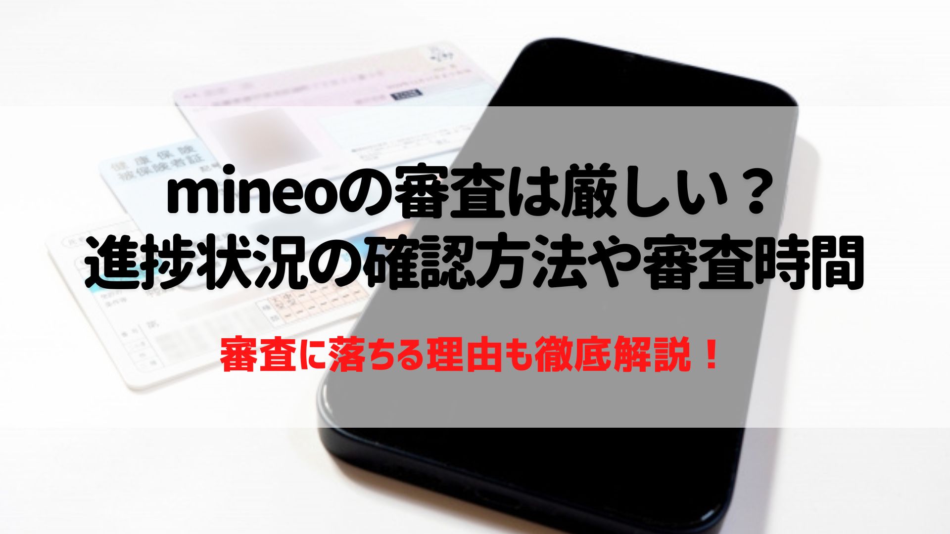 mineo　審査