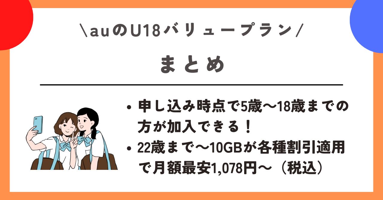 au U18バリュープラン