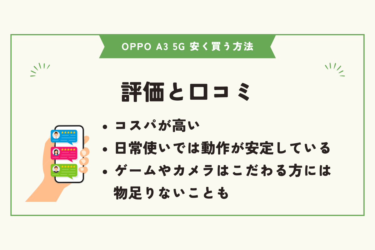 OPPO A5 5G 安く買う