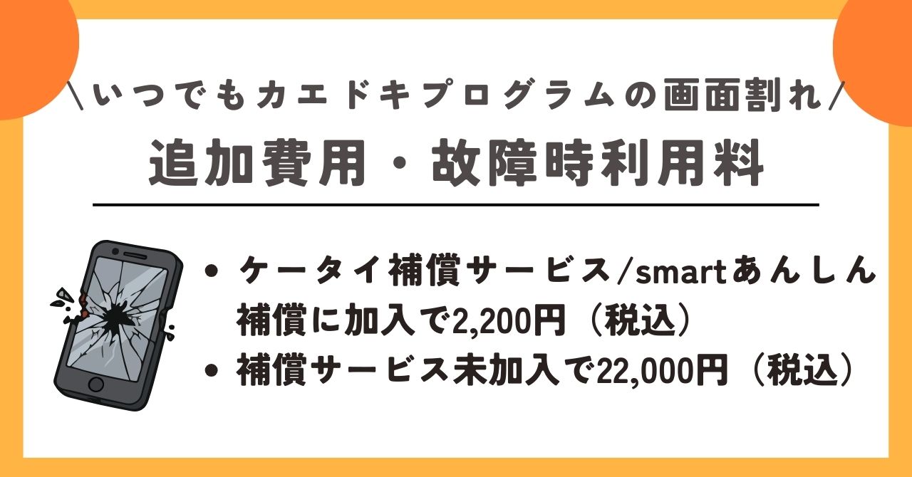 いつでもカエドキプログラム 画面割れ