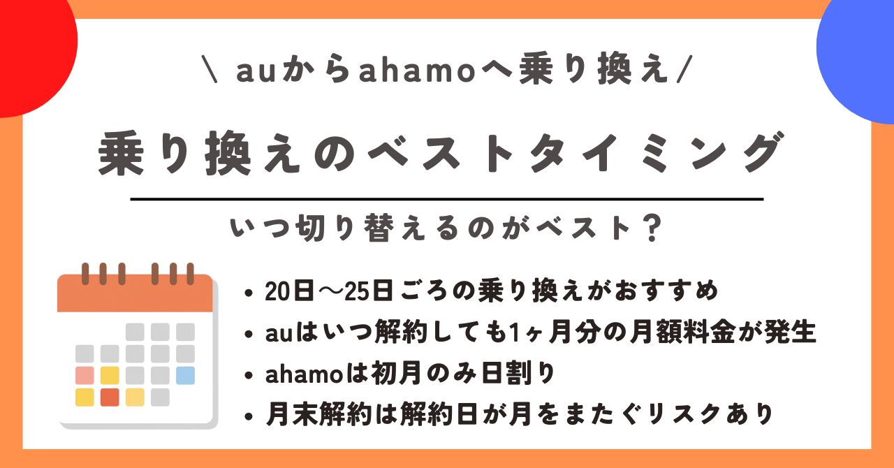 au ahamo 乗り換え
