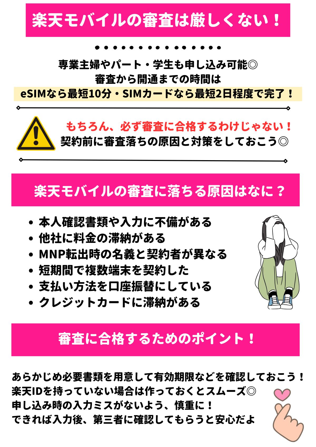 楽天モバイル 審査