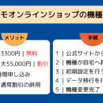 ドコモオンラインショップ　機種変更