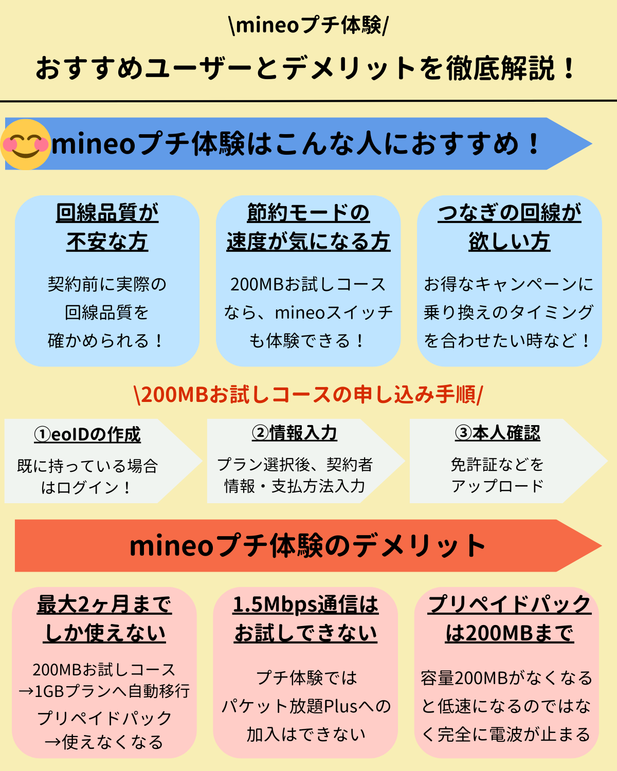 mineo プチ体験